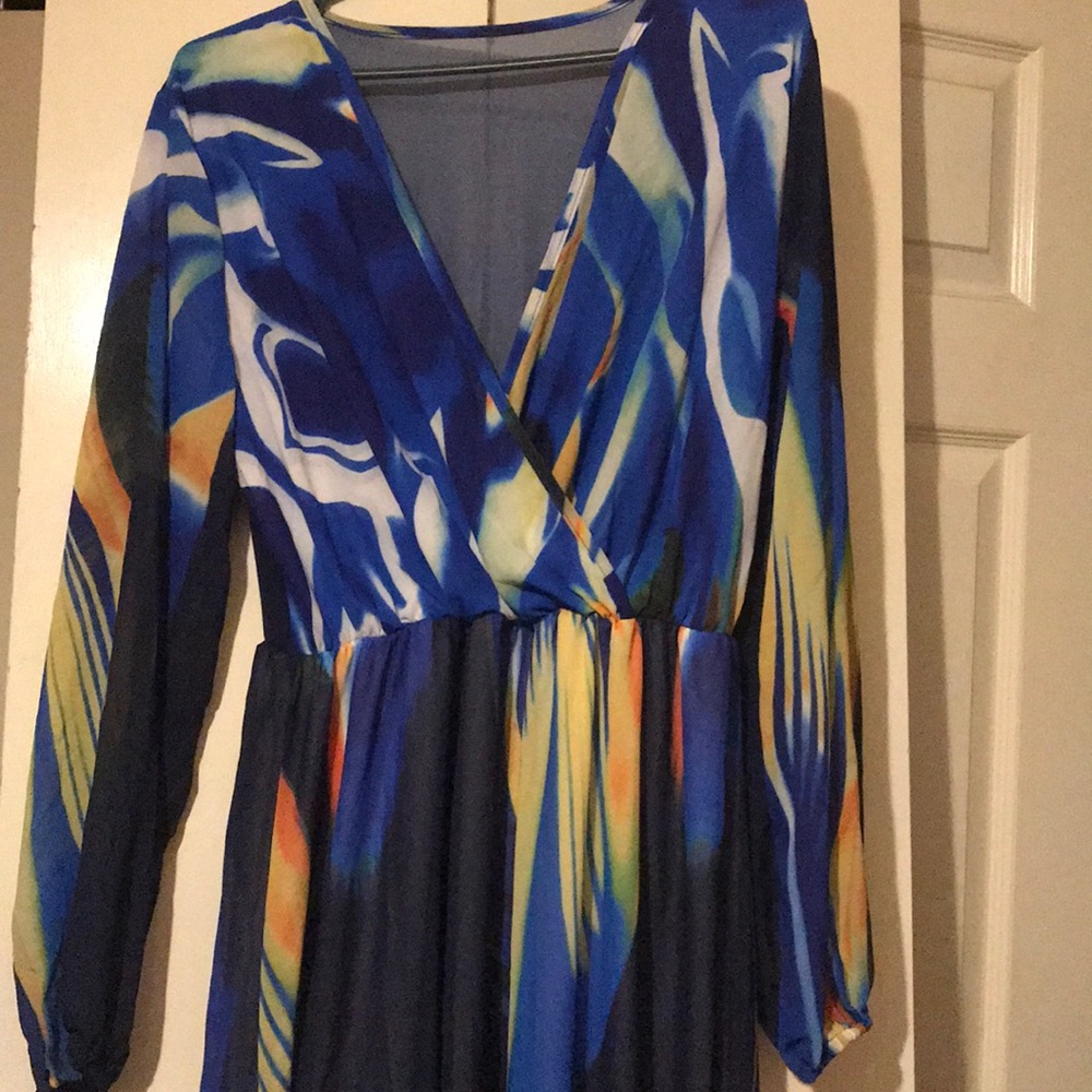 Long sleeve maxi